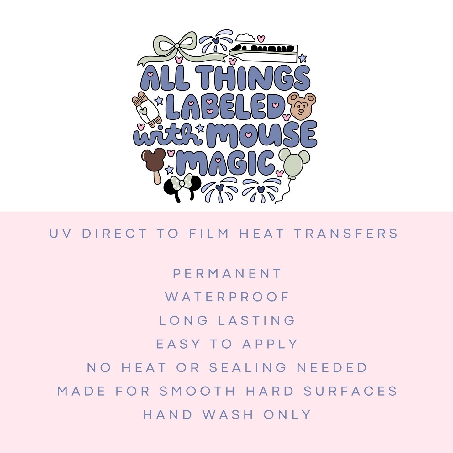 Disney Turning Red UV DTF 16 oz Cup Wrap | Permanent Decal For Hard Surfaces Waterproof Red Panda Inspired Pixar Sticker (Copy)